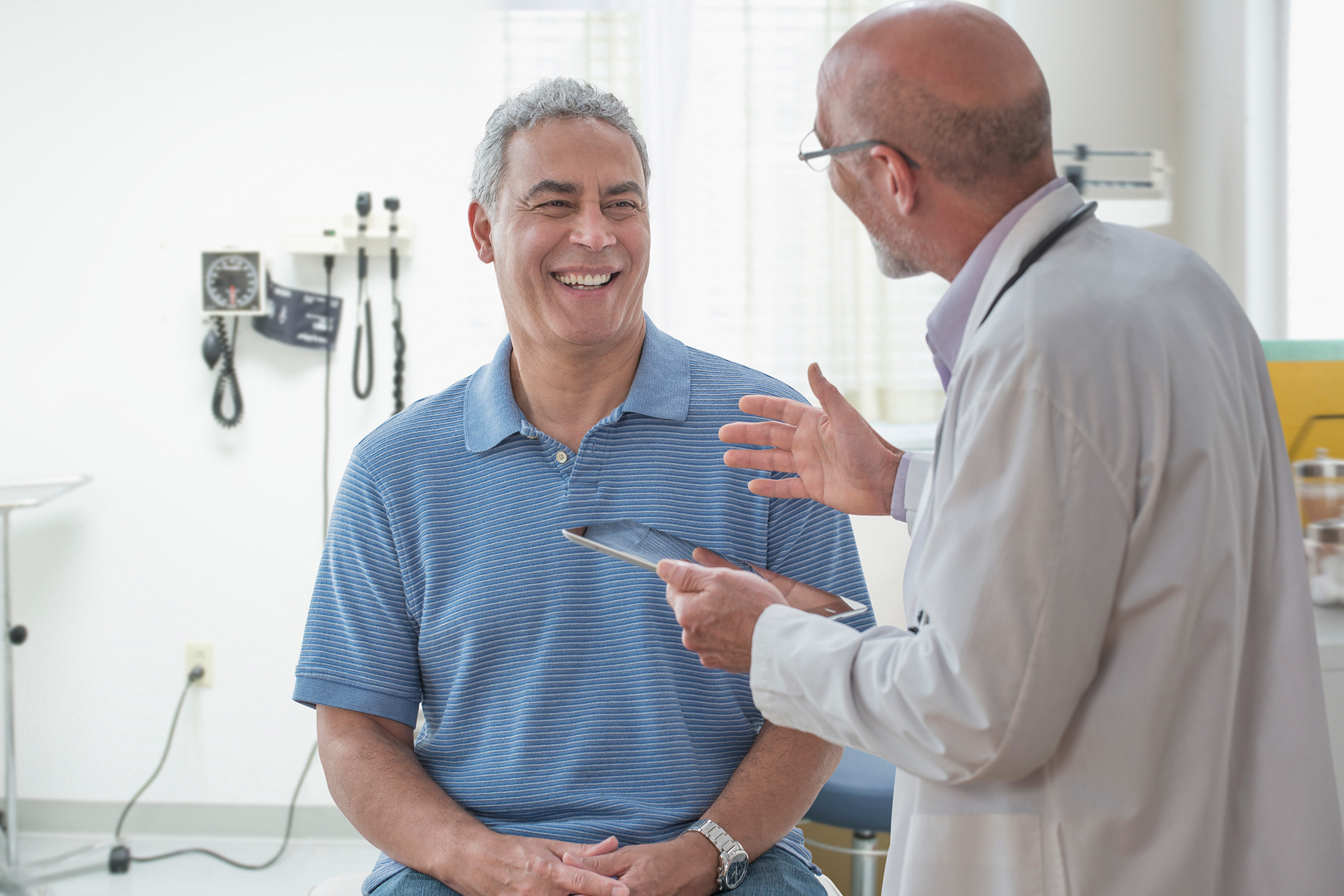 doctor consulting with patient