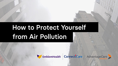 There are simple steps you can take to reduce the risk of health complications or symptoms from exposure to poor air quality
