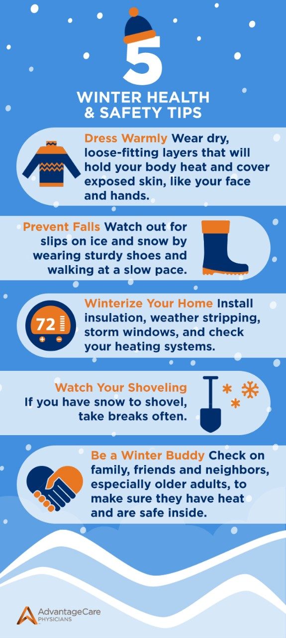 5 winter health and safety tips