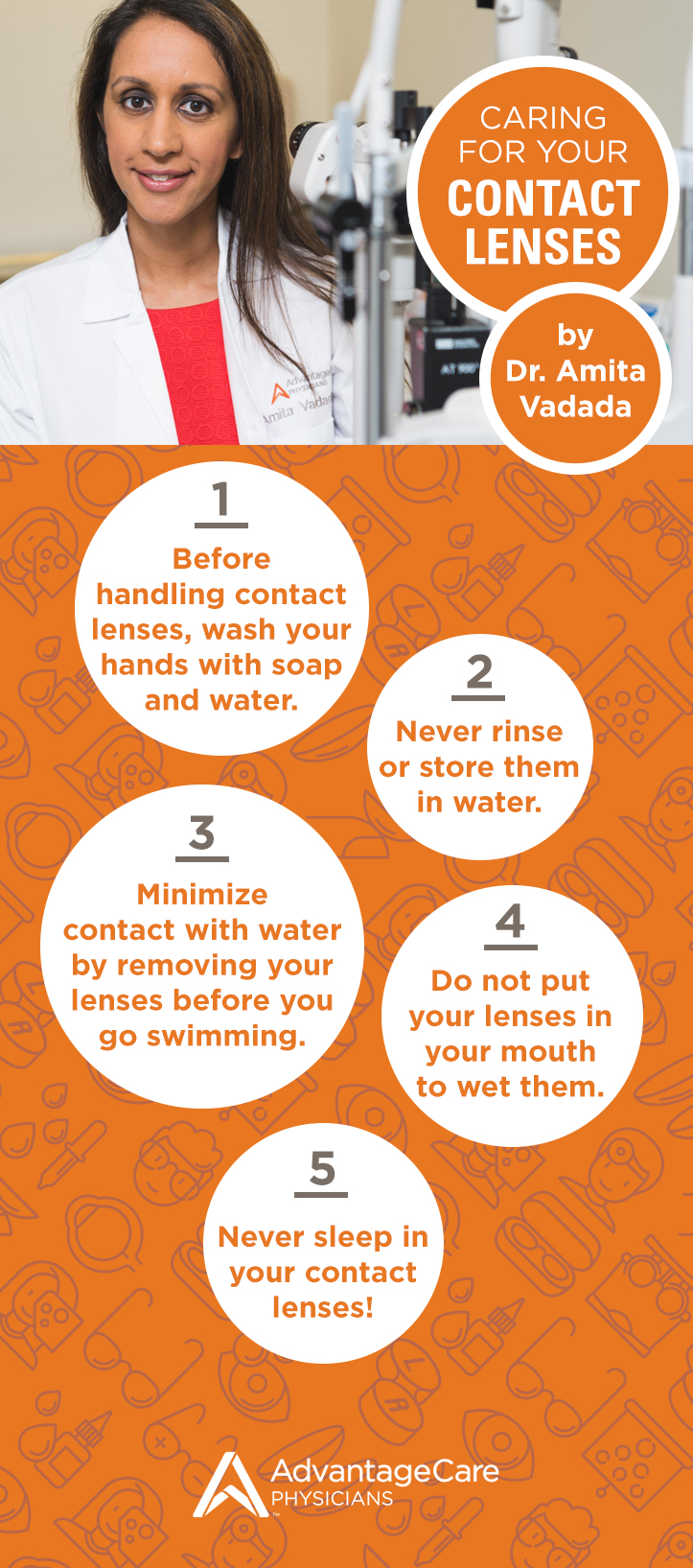 caring for your contact lenses