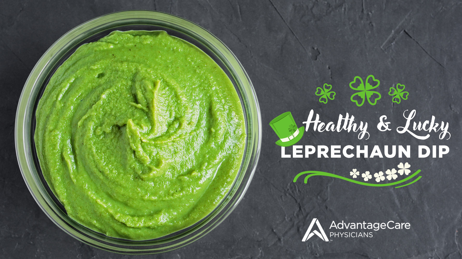 healthy lucky leprechaun dip