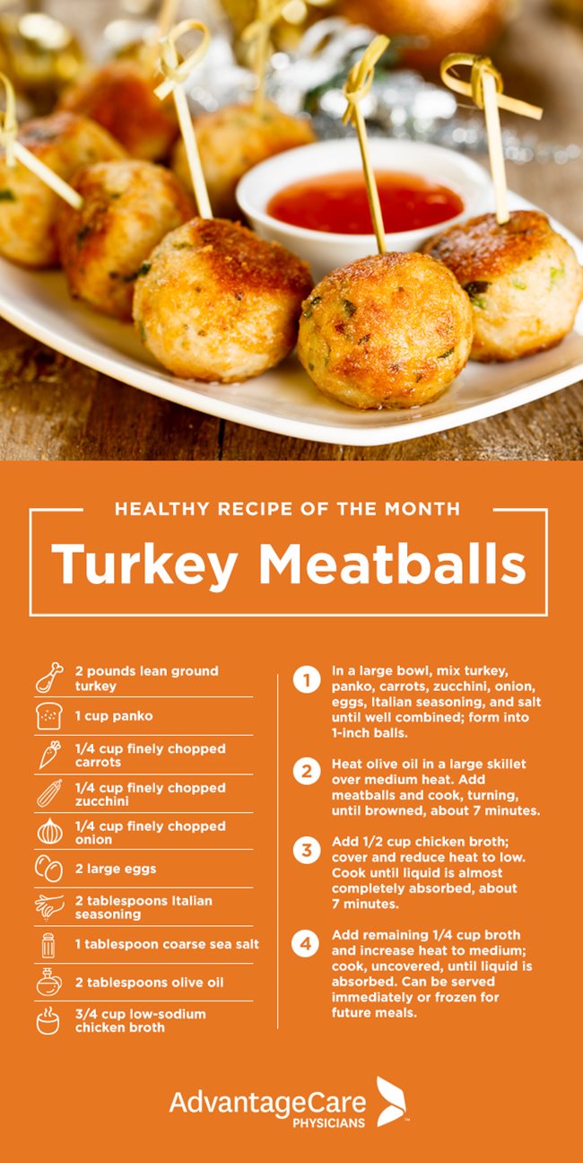 recipe of the month turkey meatballs
