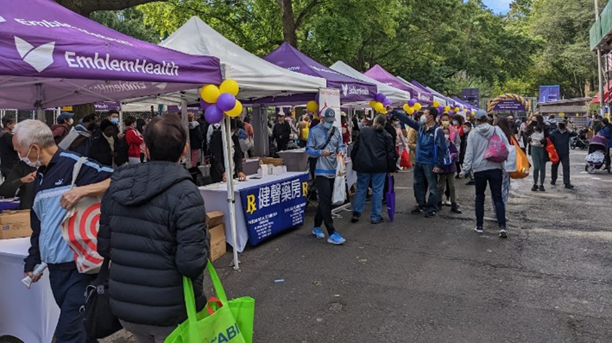 queens community information booths