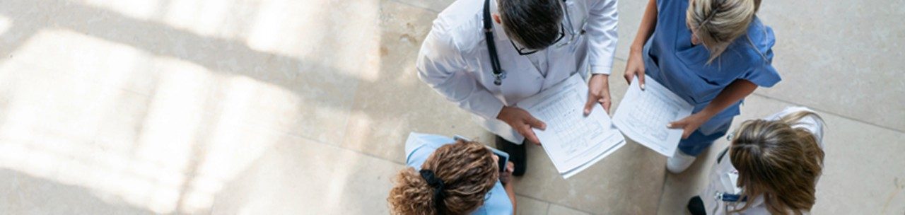 Medical staff conferring