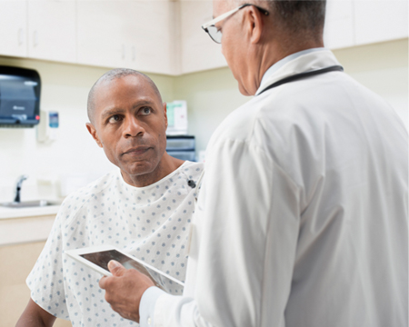 patient with doctor