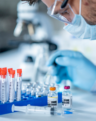 vials and syringe
